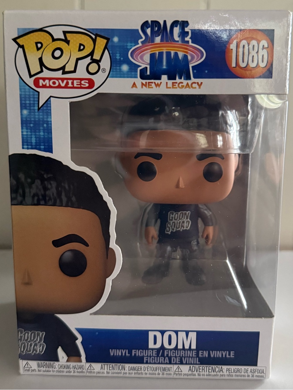 Funko Pop! Movies Space Jam A New Legacy DOM Vinyl Figure - Blue, Black, White